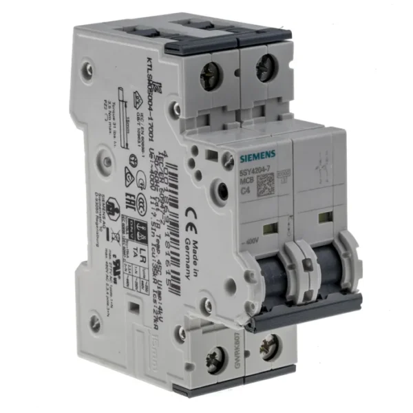 Disjuntor Siemens C4 - 5sy4204-7 / 400v, Curva C