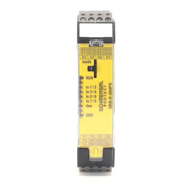 Relé De Segurança Schmersal - Srb-e-204pe - 24v, 2a